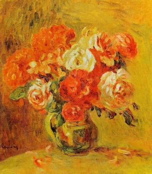 Pierre Auguste Renoir : Flowers in a Vase V